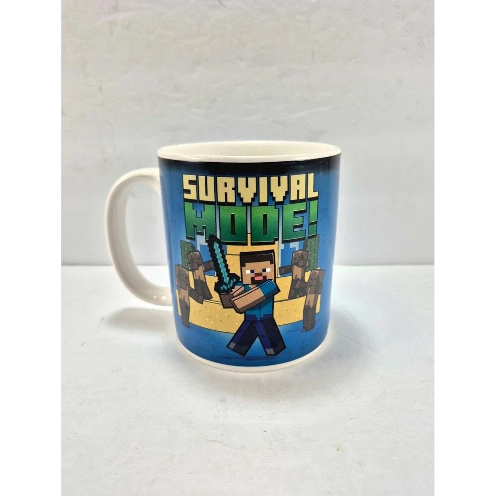 Official Minecraft Survival Mode Heat Change Ceramic Mug - 11oz